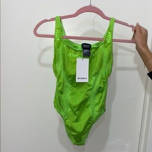 MISBHV Sport Green Body Suit - NEW
